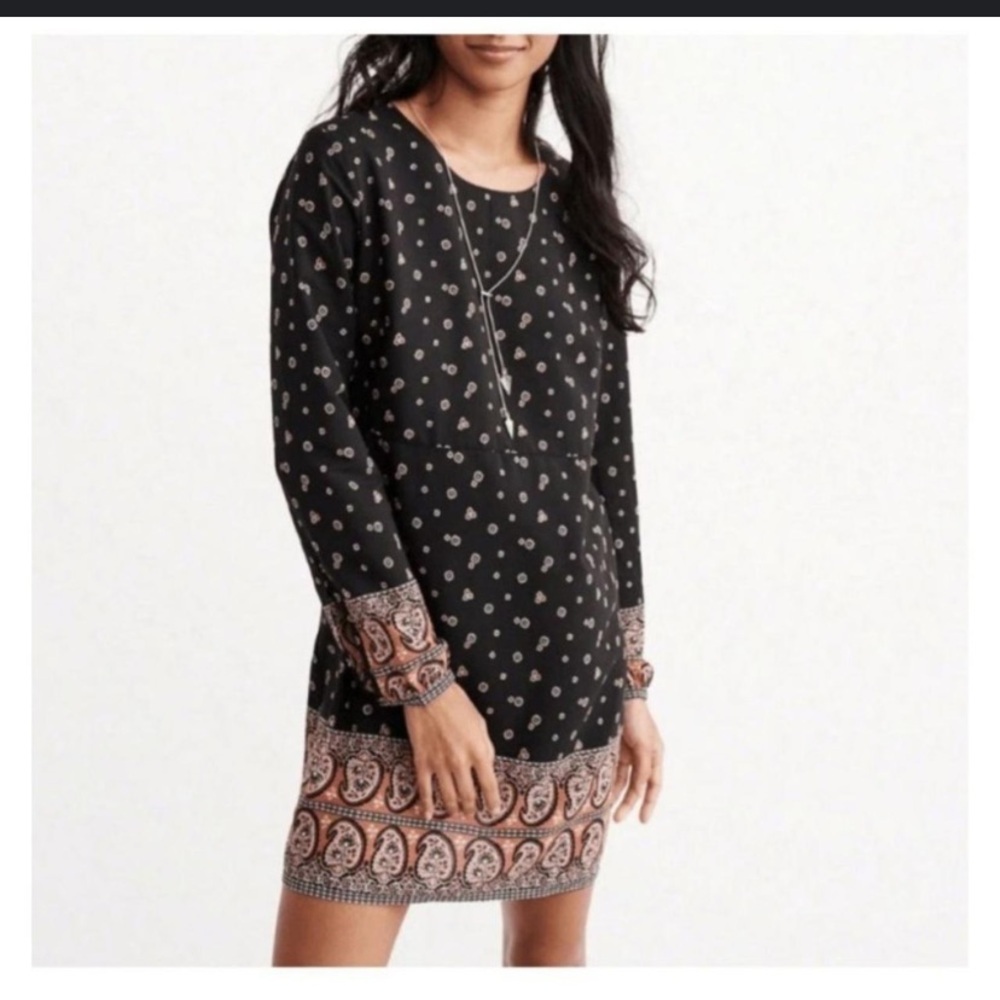 Abercrombie & Fitch Paisley Shift Dress